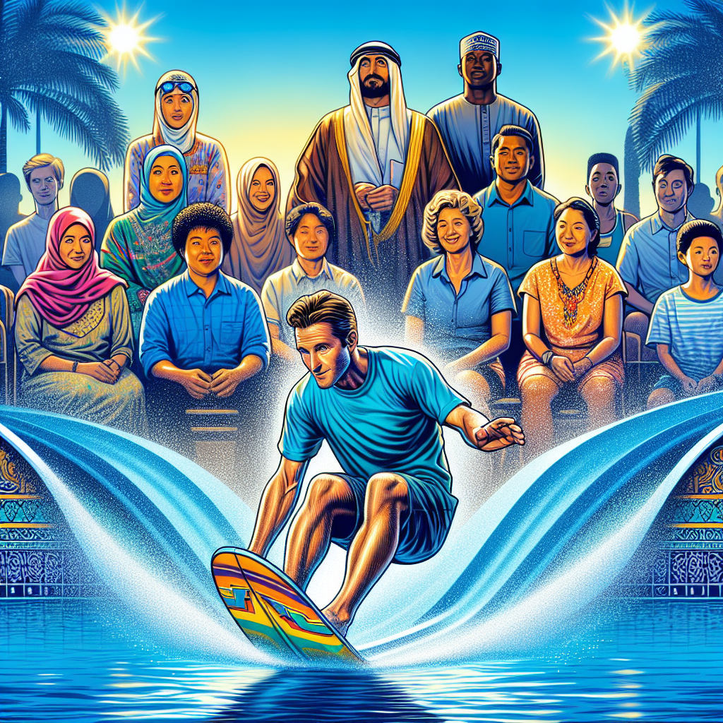 Professional water slide rental setup in Miami showing safety protocols